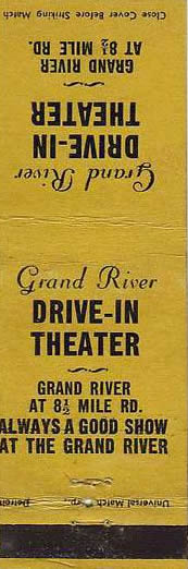 Grand River Drive-In Theatre - MATCHBOOK